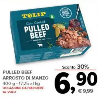 Todis TULIP PULLED BEEF ARROSTO DI MANZO 400 g offerta