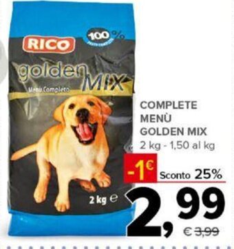 COMPLETE MENÙ GOLDEN MIX 2 kg