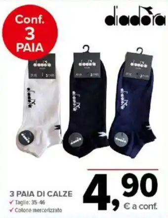 Todis 3 PAIA DI CALZE offerta