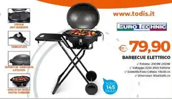 Todis BARBECUE ELETTRICO offerta