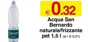 S. bernardo acqua naturale/ frizzante