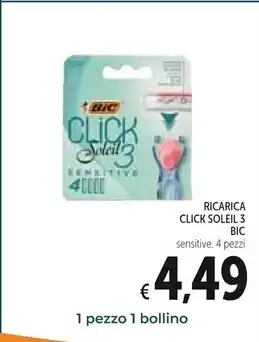 Spazio Conad Bic ricarica click soleil 3 offerta