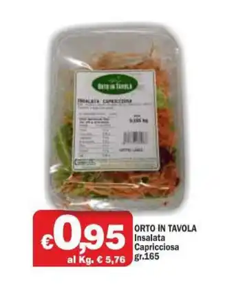 Orto in Tavola Insalata Capricciosa 165gr
