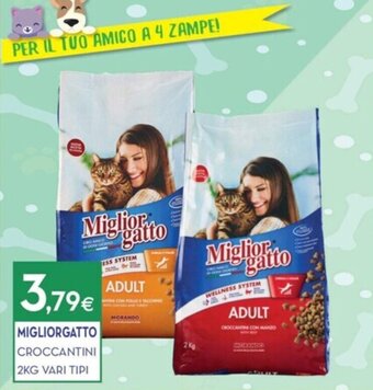 Proshop MIGLIORGATTO CROCCANTINI 2KG VARI TIPI offerta