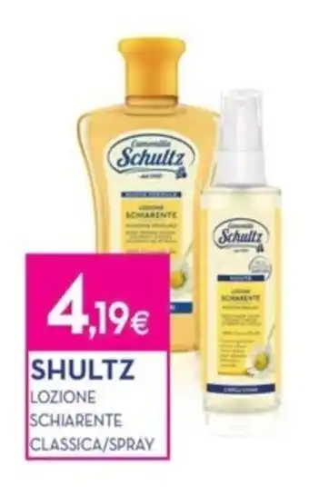 Proshop SHULTZ LOZIONE SCHIARENTE CLASSICA/SPRAY offerta