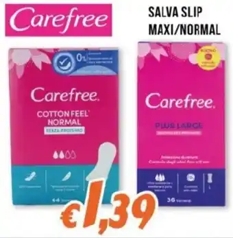 Supermercati Emark Carefree SALVA SLIP MAXI/NORMAL offerta