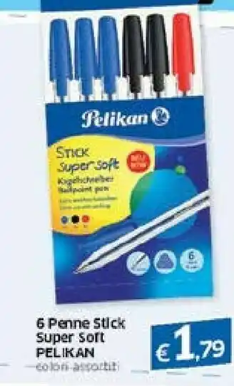 Galassia Pelikan 6 Penne Stick Super Soft offerta