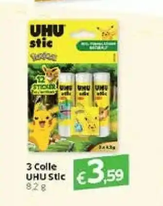 UHU Stic blister 3 x 8.2gr