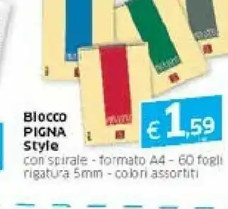 Galassia Blocco Pigna Style offerta