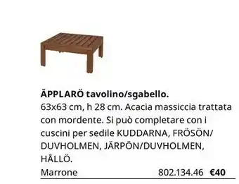 IKEA Applaro Tavolino offerta