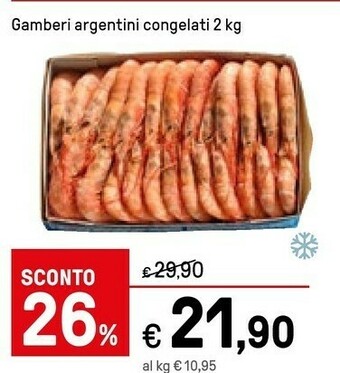 Iper La Grande Gamberi Argentini Congelati offerta