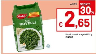 Iper La Grande Findus Piselli Novelli 1000 G(ml) offerta