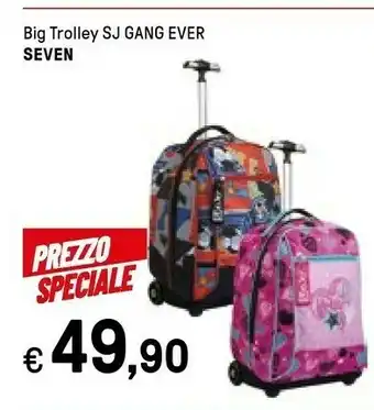 Iper La Grande Seven Trolley 3 Ruote SJ Gang Facce Da SJ Ragazzo offerta