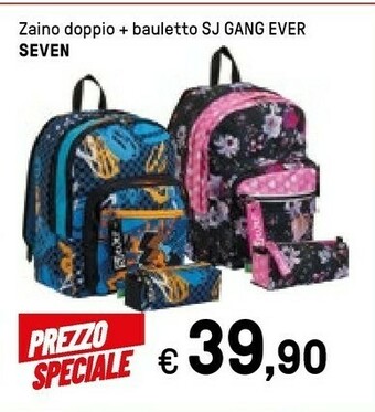 Iper La Grande Seven Zaino Doppio + Bauletto Sj Gang Ever offerta