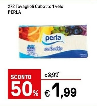 Iper La Grande Perla 272 Tovaglioli Cubotto 1 Velo offerta