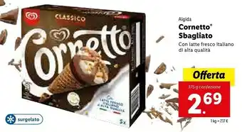 Lidl Algida Cornetto Sbagliato Con Latte Fresco Italiano Di Alta Qualità offerta