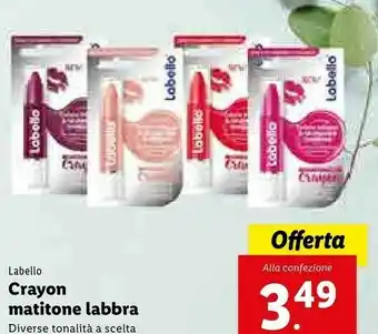 Lidl Labello Labello offerta