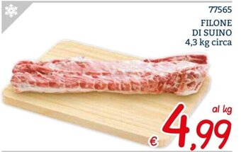 Zona FILONE DI SUINO 4,3 kg circa offerta