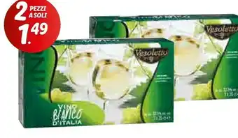 Lidl Vasoletto Vino Bianco offerta