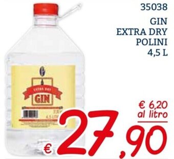 GIN EXTRA DRY POLINI 4,5 L