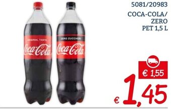 Zona COCA-COLA/ ZERO PET 1,5 L offerta