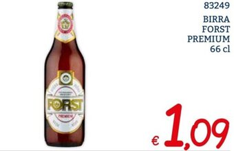 Zona BIRRA FORST PREMIUM 66 cl offerta