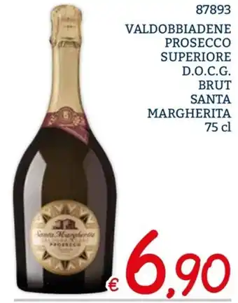 VALDOBBIADENE PROSECCO SUPERIORE D.O.C.G. BRUT SANTA MARGHERITA 75 cl