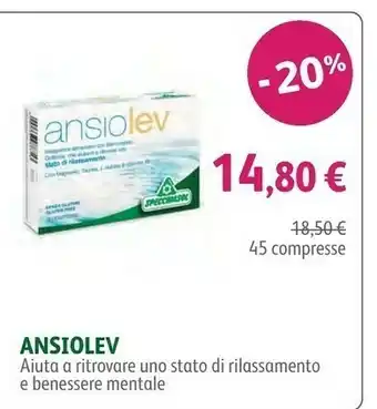 Lloyds Farmacia Ansiolev 45 Compresse offerta