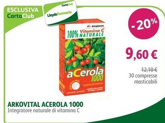 Arkovital Acerola 1000