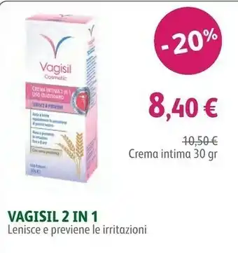 Lloyds Farmacia Vagisil 2 In 1 Crema Intima offerta