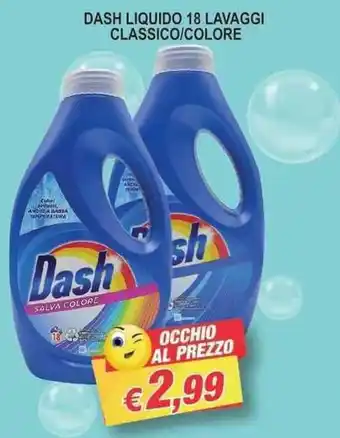 Maury's DASH LIQUIDO 18 LAVAGGI CLASSICO/COLORE offerta