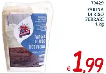 Zona FARINA DI RISO RICE FLOUR FERRARI 1 kg offerta