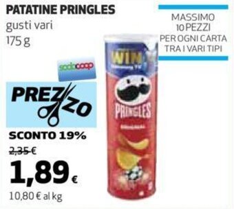 PATATINE PRINGLES gusti vari 175 g