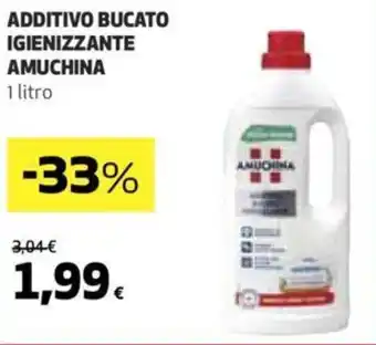 Ipercoop ADDITIVO BUCATO IGIENIZZANTE AMUCHINA 1 litro offerta