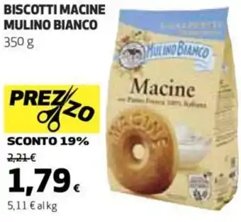 Ipercoop BISCOTTI MACINE MULINO BIANCO 350 g offerta