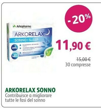 Arkorelax Sonno 30 Compresse