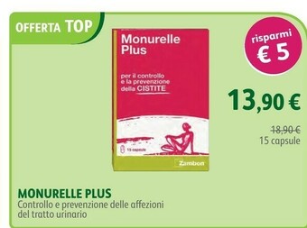 Lloyds Farmacia Monurelle Plus 15 Capsule offerta