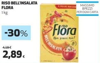 Ipercoop RISO BELL'INSALATA FLORA 1 kg offerta