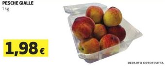 Ipercoop PESCHE GIALLE 1 kg offerta