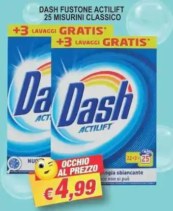 Maury's DASH FUSTONE ACTILIFT 25 MISURINI CLASSICO offerta