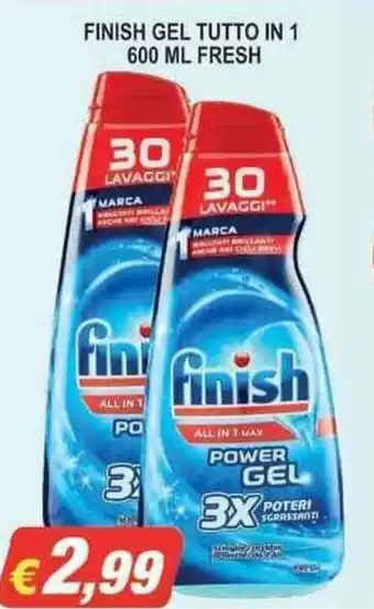 Maury's FINISH GEL TUTTO IN 1 600 ML FRESH offerta