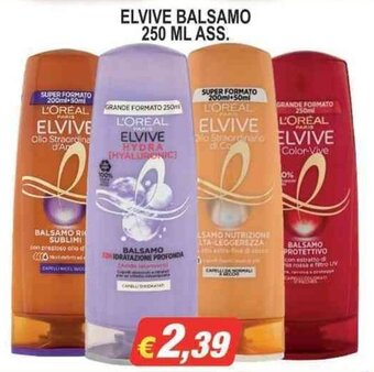 ELVIVE BALSAMO 250 ML ASS.