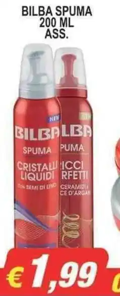 BILBA SPUMA 200 ML ASS.