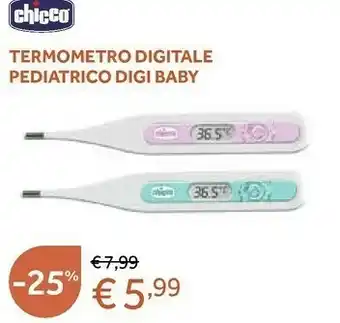 Chicco Termometro Digitale Pediatrico Digi Baby