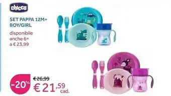 Prenatal Chicco Set Pappa 12M+ offerta