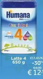 Prenatal Humana Latte 4 offerta