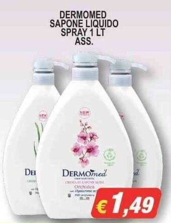 DERMOMED SAPONE LIQUIDO SPRAY 1 LT ASS.