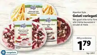 Lidl Alpen fest Gelati Variegati offerta