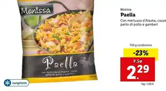Lidl Monissa Paella offerta