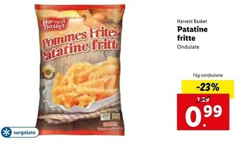 Lidl Harvest basket Patatine offerta